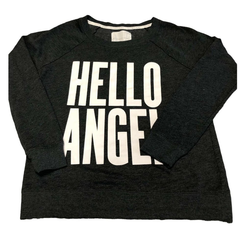 Victoria's Secret Hello Angel Spell Out Sweatshirt